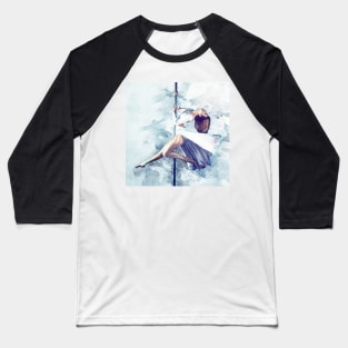 Pole Dancing Design Baseball T-Shirt